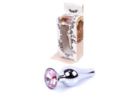 Biżuteria analna srebrna z diamentem HeavyFun 9,5 cm
