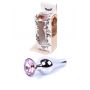 Biżuteria analna srebrna z diamentem HeavyFun 9,5 cm - 2