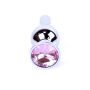 Biżuteria analna srebrna z diamentem HeavyFun 9,5 cm - 3