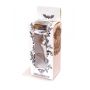 Biżuteria analna srebrna z czarnym diamentem HeavyFun 9,5 cm - 10