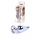 Plug-Jewellery Silver BUTT PLUG- Clear
