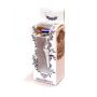 Biżuteria analna srebrna z diamentem ciemnieniebieska HeavyFun 9.5 cm - 10