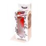 Biżuteria analna silikonowa czerwona z niebieskim diamentem HeavyFun 7 cm - 9