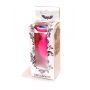 Silikonowy korek analny różowy HeavyFun z błękitnym diamentem 8 cm - 11