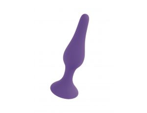 Plug analny silikonowy BOSS fioletowy 11 cm