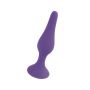 Plug analny silikonowy BOSS fioletowy 11 cm - 2