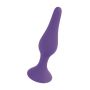 Korek analny silikonowy HeavyFun fioletowy 12,5 cm - 2