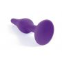 Korek analny silikonowy HeavyFun fioletowy 12,5 cm - 3