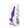 Korek analny silikonowy HeavyFun fioletowy 12,5 cm - 6