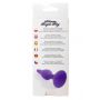 Korek analny silikonowy HeavyFun fioletowy 12,5 cm - 8