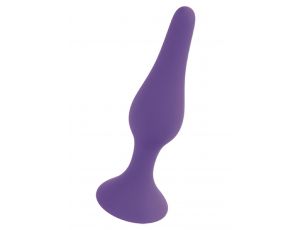 Korek analny silikonowy BOSS fioletowy 15,5 cm