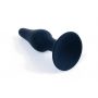 Korek analny silikonowy BOSS czarny średni 11 cm - 3