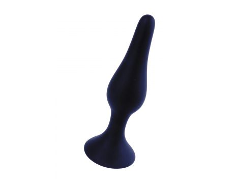 Korek analny silikonowy HeavyFun czarny 12,5 cm
