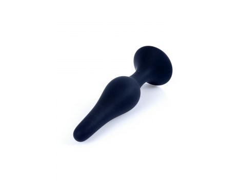 Korek analny silikonowy HeavyFun czarny 12,5 cm - 3
