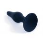 Korek analny silikonowy HeavyFun czarny 12,5 cm - 3