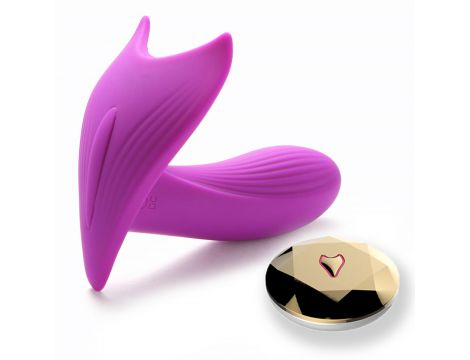 Stymulator majtkowy silikonowy USB 10 funkcji z ogrzewaniem B Series Fox - 3