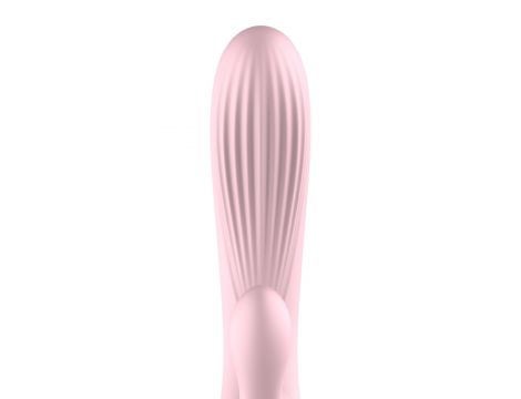 Silikonowy Wibrator B-Series Różowy USB 10 Funkcji z Podgrzewaniem - 9