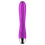 Fioletowy silikonowy wibrator-pulsator USB 14 funkcji z podgrzewaniem - 17