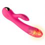Silikonowy wibrator USB 7 funkcji z boosterem i ogrzewaniem - 15