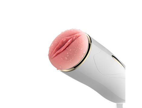 Wibrujący interaktywny masturbator waginalny USB B Series Fox - 3