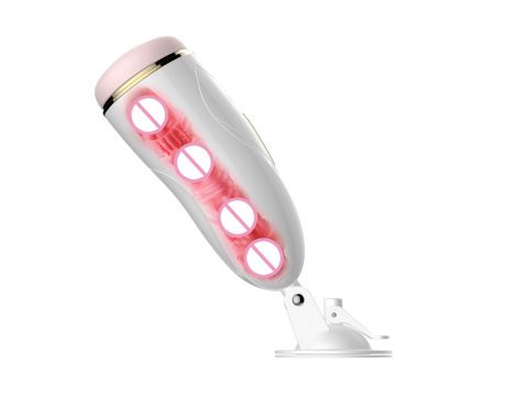 Wibrujący interaktywny masturbator waginalny USB B Series Fox - 9