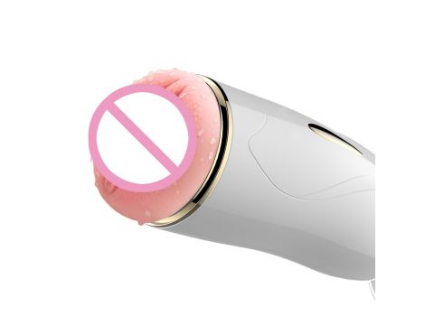Wibrujący interaktywny masturbator waginalny USB B Series Fox - 14