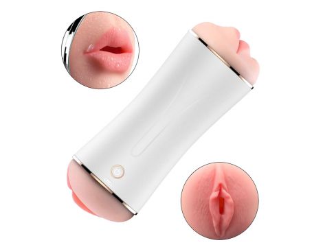 Dwustronny masturbator wibrujący interaktywny B Series Fox USB
