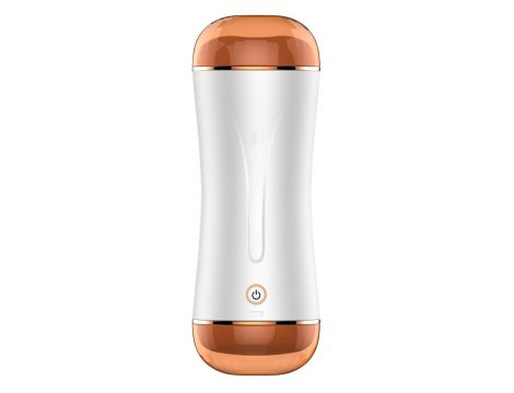 Dwustronny masturbator wibrujący interaktywny B Series Fox USB - 3