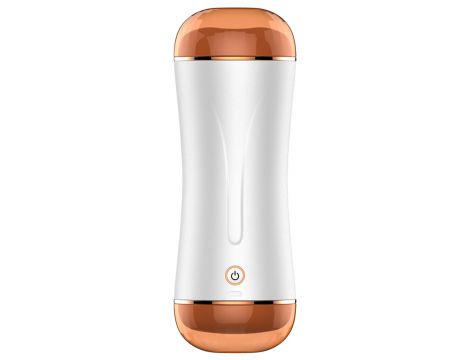 Dwustronny masturbator wibrujący interaktywny B Series Fox USB - 5
