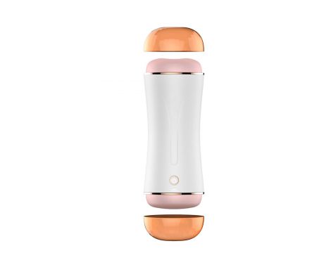 Dwustronny masturbator wibrujący interaktywny B Series Fox USB - 6