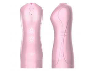 Masturbator waginalny pulsacyjny wibrujący B-Series Fox różowy USB