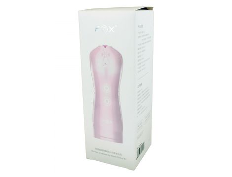 Masturbator waginalny pulsacyjny wibrujący B-Series Fox różowy USB - 5