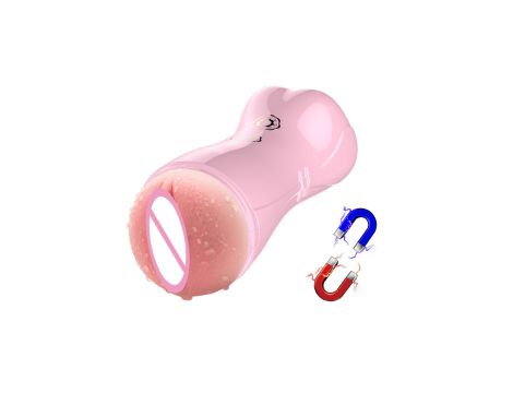 Masturbator waginalny pulsacyjny wibrujący B-Series Fox różowy USB - 8