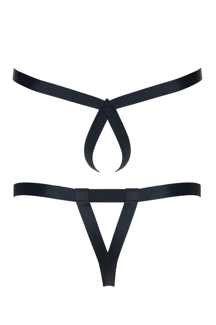 2 pack męskich stringów z gumy s/m