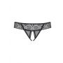 Stringi Shibu Obsessive otwarte koronkowe czarne L/XL - 6