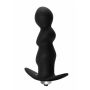 Korek analny spiralny wibrujący Lola Toys czarny 9,5 cm - 3