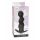Korek analny spiralny wibrujący Lola Toys czarny 9,5 cm