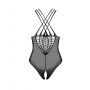 Erotyczne body Obsessive dziane z otwartym krokiem S/M/L - 7