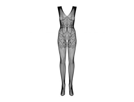 Bodystocking Obsessive F234 prześwitujący z otwartym krokiem SML - 5