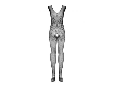 Bodystocking Obsessive F234 prześwitujący z otwartym krokiem SML - 6