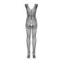 Bodystocking Obsessive F234 prześwitujący z otwartym krokiem SML - 7