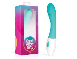 Wibrator punktu G Tate EasyToys turkusowy USB 20 cm