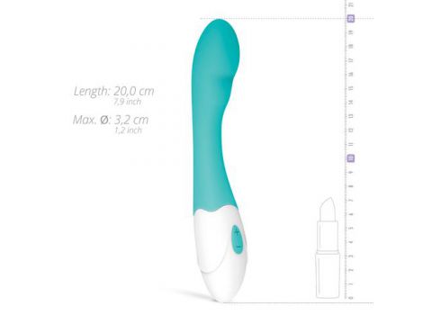 Wibrator punktu G Tate EasyToys turkusowy USB 20 cm - 6
