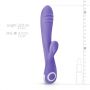 Wibrator króliczek Fane EasyToys fioletowy USB 22 cm - 8