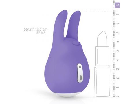 Wibrator króliczek EasyToys Tedy fioletowy USB 9,5 cm - 3