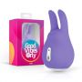 Wibrator króliczek EasyToys Tedy fioletowy USB 9,5 cm - 2
