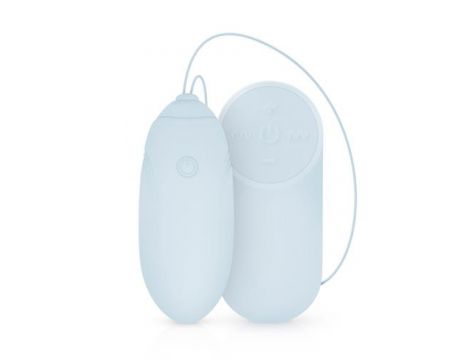 Wibrujące jajko Luv Egg niebieskie z pilotem USB - 4
