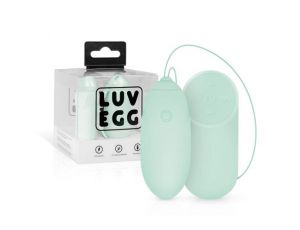 Wibrujące jajko Luv Egg zielone bezprzewodowe silikonowe USB 16 cm