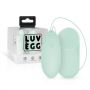 Wibrujące jajko Luv Egg zielone bezprzewodowe silikonowe USB 16 cm - 2