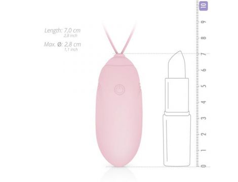 Jajko wibrujące Luv Egg różowe z pilotem USB - 5